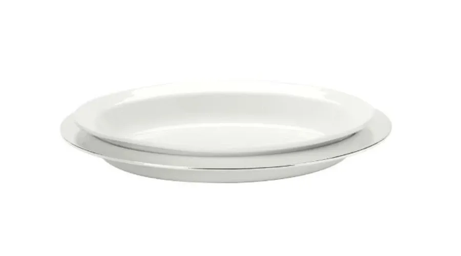 obrazek 1 Porcelanowa owalna taca do serwowania - produkt włoski