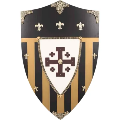 Zdjęcie Niezwykła tarcza herbowa z krzyżem jerozolimskim