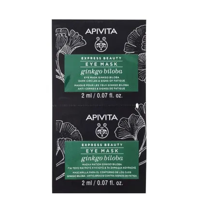 Zdjęcie Apivita Express Beauty Maseczka pod oczy Redukująca Cienie i Oznaki Zmęczenia Ginko Biloba