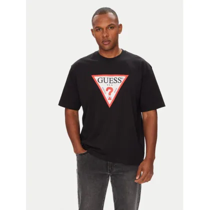 Zdjęcie Guess Jeans T-Shirt M4YI45 K8FQ4 Czarny Oversize