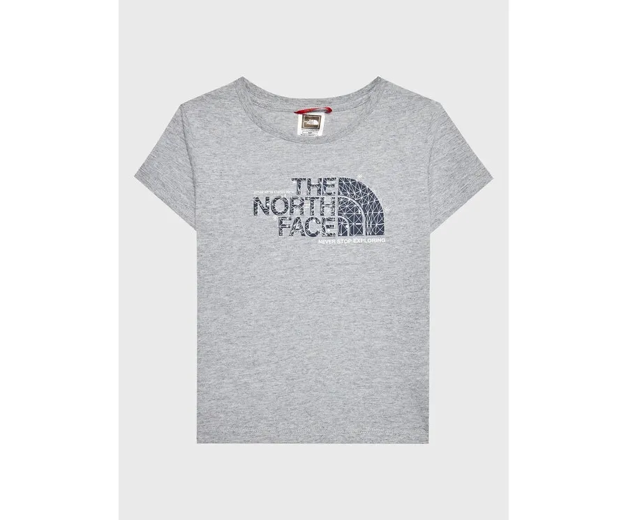 obrazek 1 The North Face T-Shirt Graphic NF0A7X5B Szary Regular Fit
