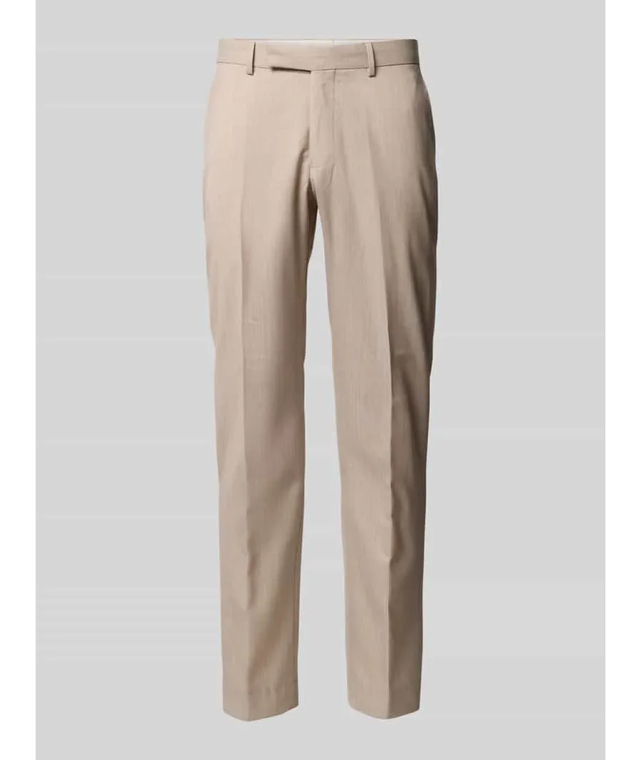 obrazek 1 Spodnie do garnituru o kroju regular fit w kant model ‘Ryan’