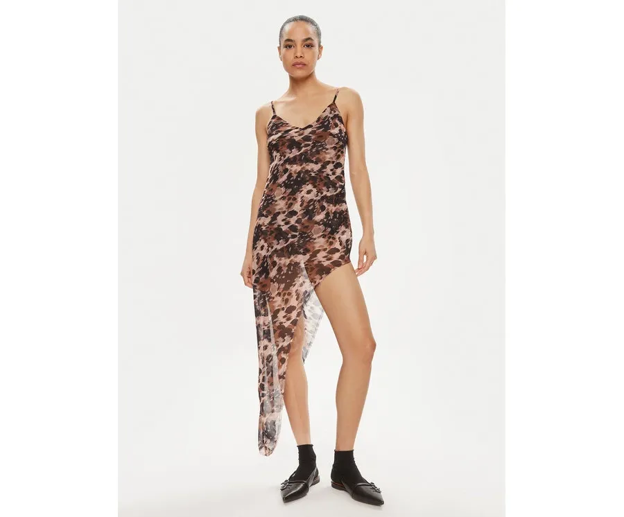 obrazek 1 One Teaspoon Sukienka letnia Goldie 26320 Brązowy Slim Fit
