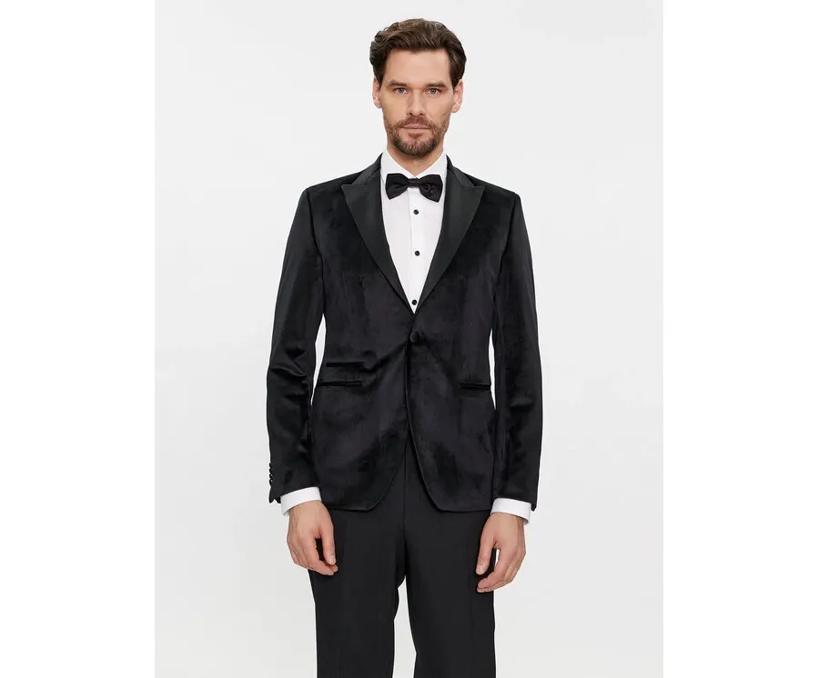 obrazek 1 KARL LAGERFELD Marynarka 155270 541009 Czarny Slim Fit