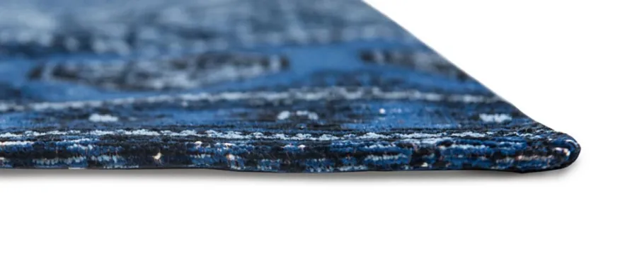 obrazek 3 Nieszablonowy niebieski dywan patchwork - TUAREG BLUE 8781