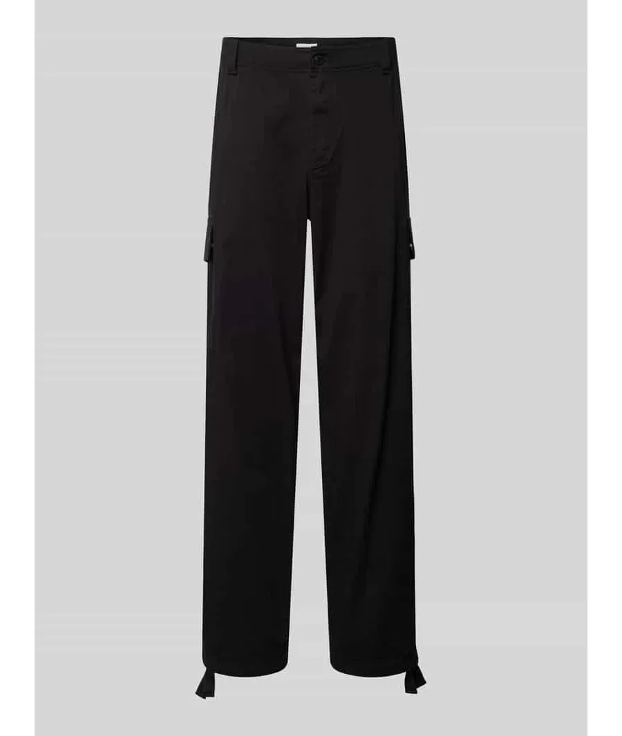 obrazek 1 Spodnie cargo o kroju slim fit z elastycznym pasem