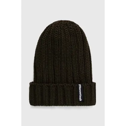 Zdjęcie Manastash czapka 90'S Logo Beanie Ii kolor zielony z grubej dzianiny 7923974005