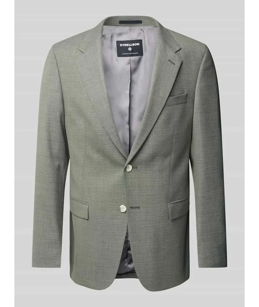 obrazek 1 Marynarka na 2 guziki o kroju slim fit z dodatkiem wiskozy model ‘Alzer’