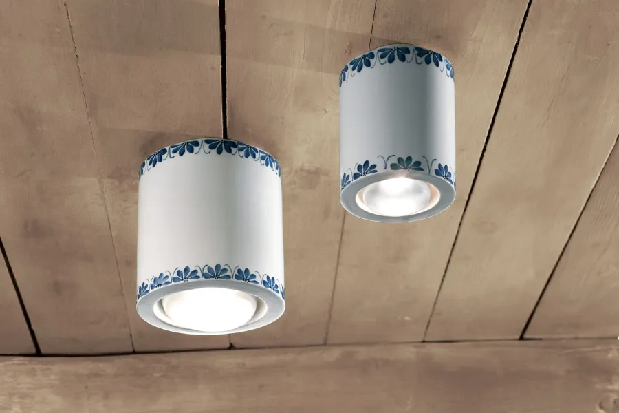 obrazek 2 Minimalistyczna klasyczna lampa sufitowa-plafoniera Trieste z Włoch