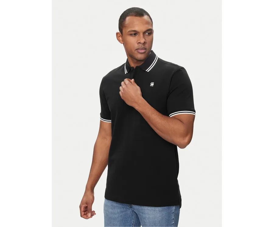 obrazek 1 G-Star Raw Polo Dunda D17127-5864 Czarny Slim Fit