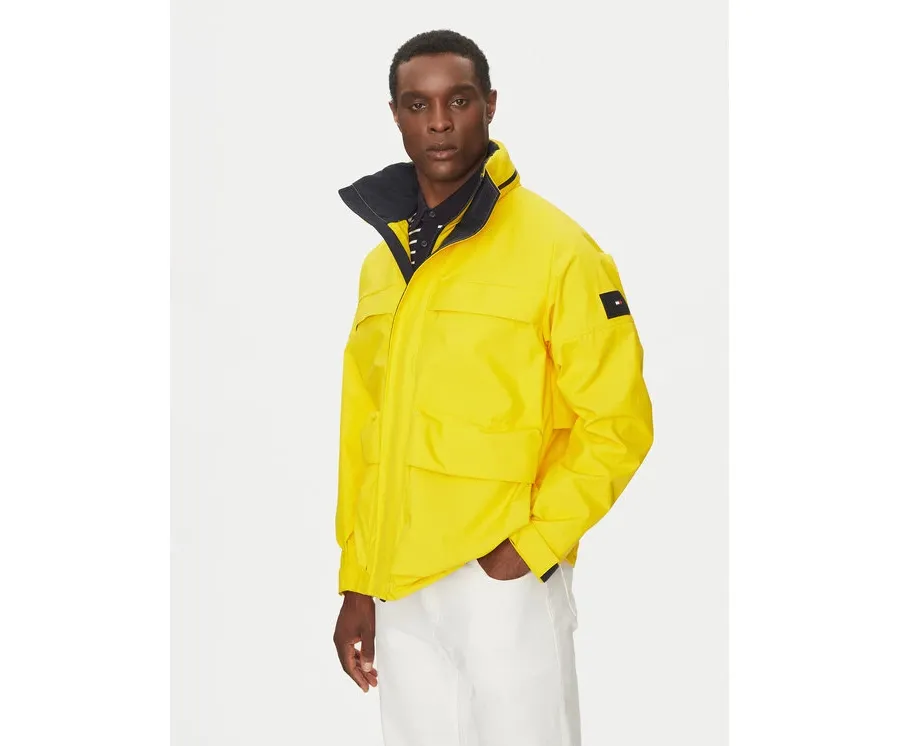 obrazek 1 Tommy Hilfiger Kurtka przejściowa Regatta Mid Length Jacket MW0MW39200 Żółty Loose Fit