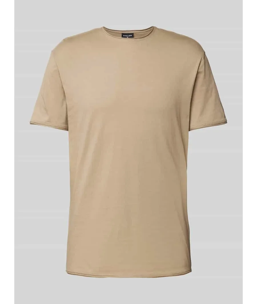 obrazek 1 T-shirt o prostym kroju z efektem melanżu