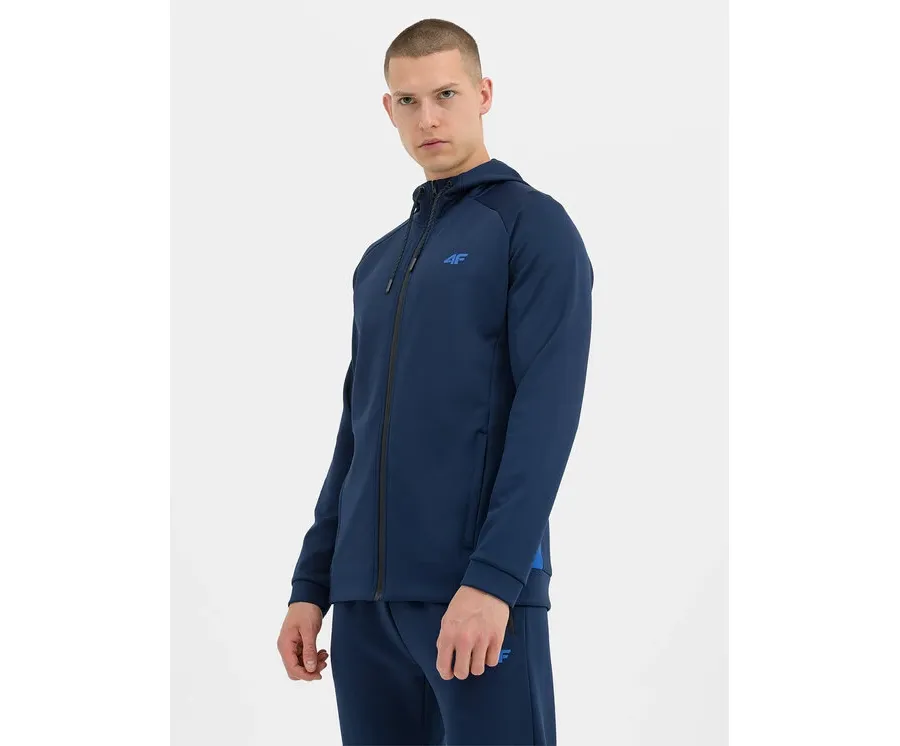 obrazek 1 4F Bluza techniczna 4FWSS24TFSWM393 Granatowy Regular Fit