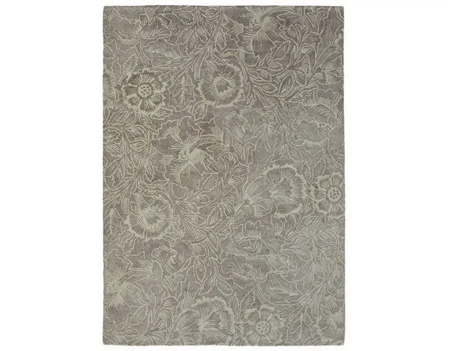 Brązowy Dywan w Kwiaty – POPPY TAUPE 28405