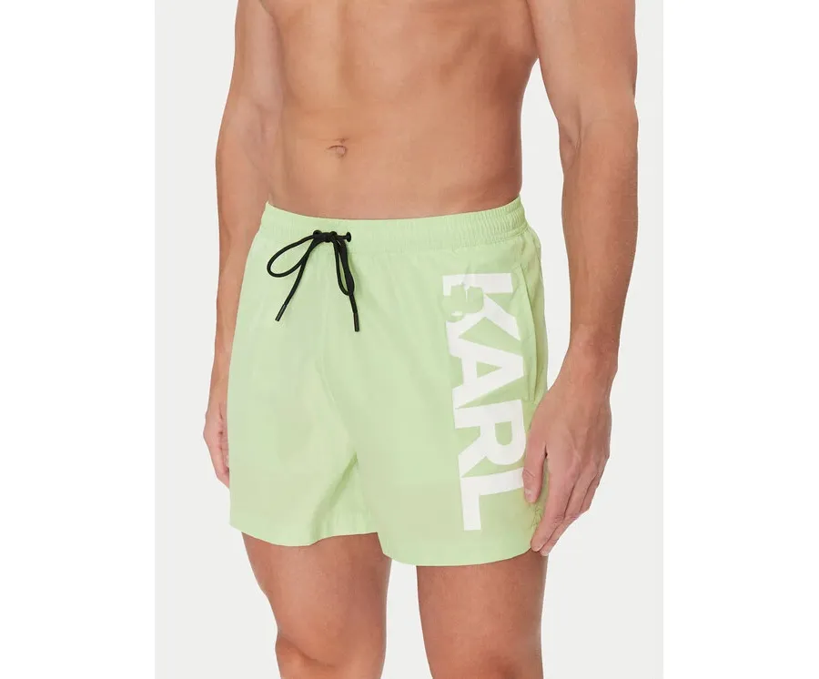 obrazek 1 KARL LAGERFELD Szorty kąpielowe A1M46013 Zielony Regular Fit