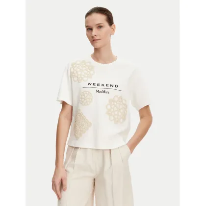 Zdjęcie Weekend Max Mara T-Shirt Lecco 2515941052 Biały Boxy Fit