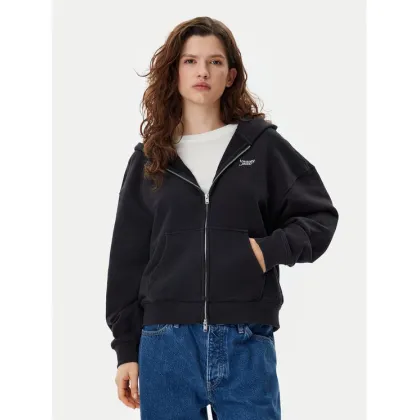 Zdjęcie Tommy Jeans Bluza Script Logo DW0DW20303 Czarny Boxy Fit