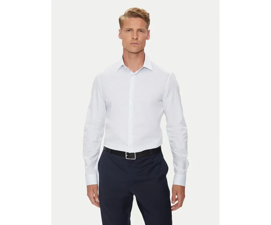 obrazek 1 Calvin Klein Koszula K10K113536 Biały Slim Fit