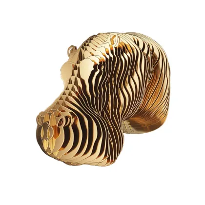 Zdjęcie Mosiężna głowa Hipopotama