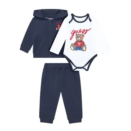 Zdjęcie Guess Komplet dziecięcy H5YW12 KA6W4 Granatowy Regular Fit