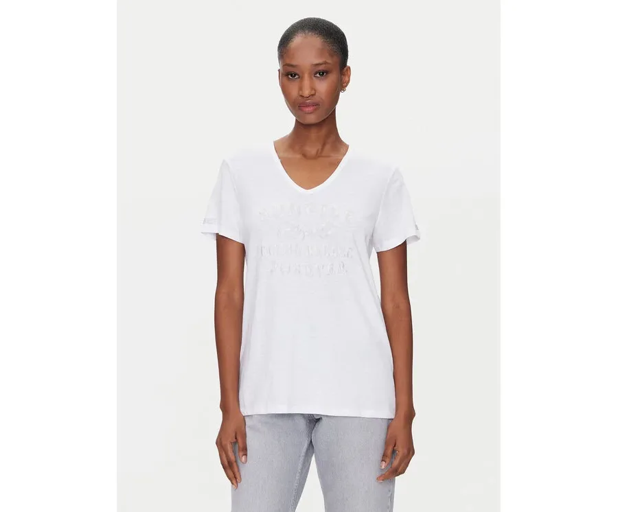 obrazek 1 Olsen T-Shirt 11105057 Biały Regular Fit