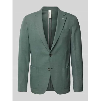 Zdjęcie Marynarka wełniana z nakładanymi, wpuszczanymi kieszeniami model ‘Acon’