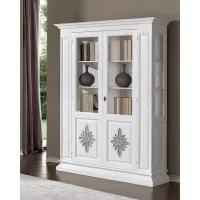 Picture A unique display cabinet with 2 doors complete with 4 carved shelves - Zanini