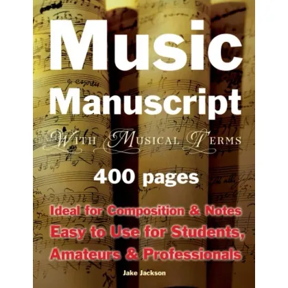 Picture Music manuscript with musical terms - Flame Tree Publishing