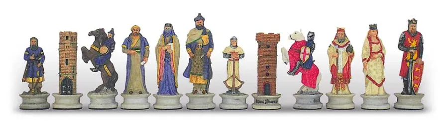 obrazek 1 Ręcznie robione szachy Krucjaty przeciwko Saracenom