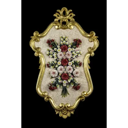 Zdjęcie Atrakcyjny włoski porcelanowy obraz do salonu