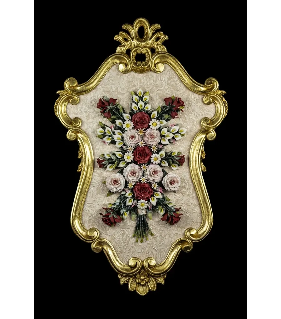obrazek 1 Atrakcyjny włoski porcelanowy obraz do salonu