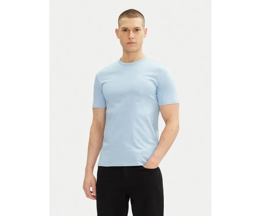 obrazek 1 Calvin Klein Jeans T-Shirt LV040HM265 Niebieski Regular Fit