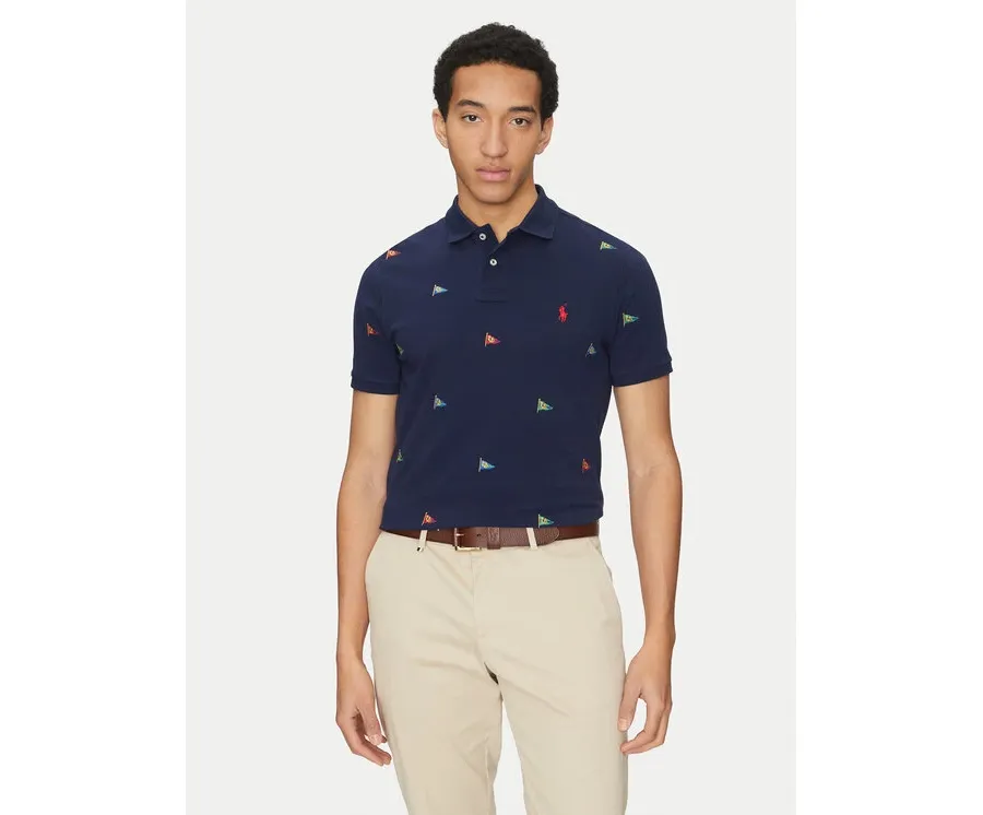 obrazek 1 Polo Ralph Lauren Polo 710964722001 Granatowy Custom Fit