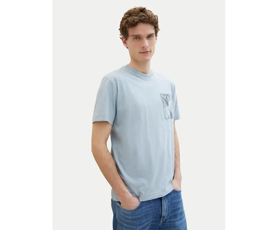 obrazek 1 Tom Tailor T-Shirt 1040945 Błękitny Regular Fit