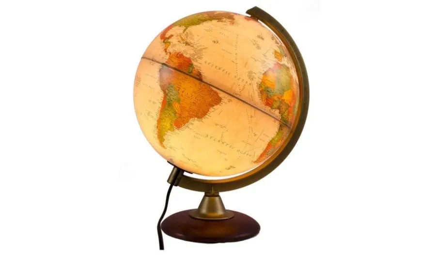 obrazek 2 Oryginalny globus podświetlany Colombo w wersji angielskojęzycznej, kula 30 cm