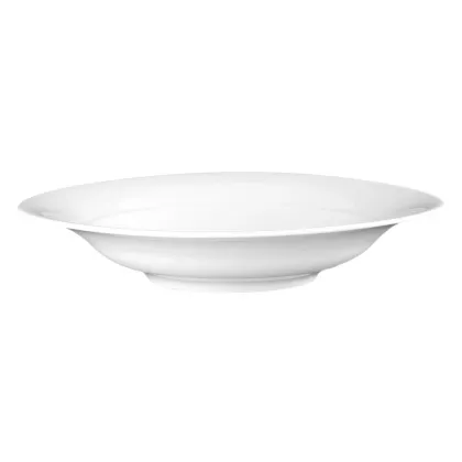 Zdjęcie Stylowy biały porcelanowy talerz do zupy 23,5 cm - Seltmann Weiden