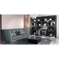 Zdjęcie Elegancka skórzana sofa do salonu - Brummel