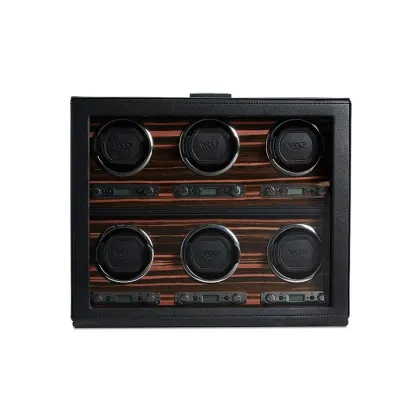 Zdjęcie Designerski rotomat Roadster Black na sześć zegarków