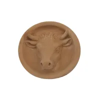 Zdjęcie Stylowa włoska płaskorzeźba przedstawiająca krowę - Goti Terrecotte