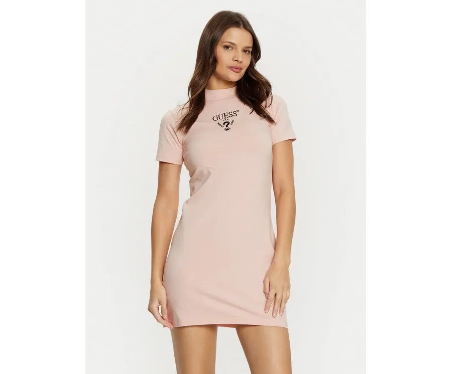 obrazek 1 Guess Sukienka codzienna V4YK02 KCDH1 Różowy Regular Fit
