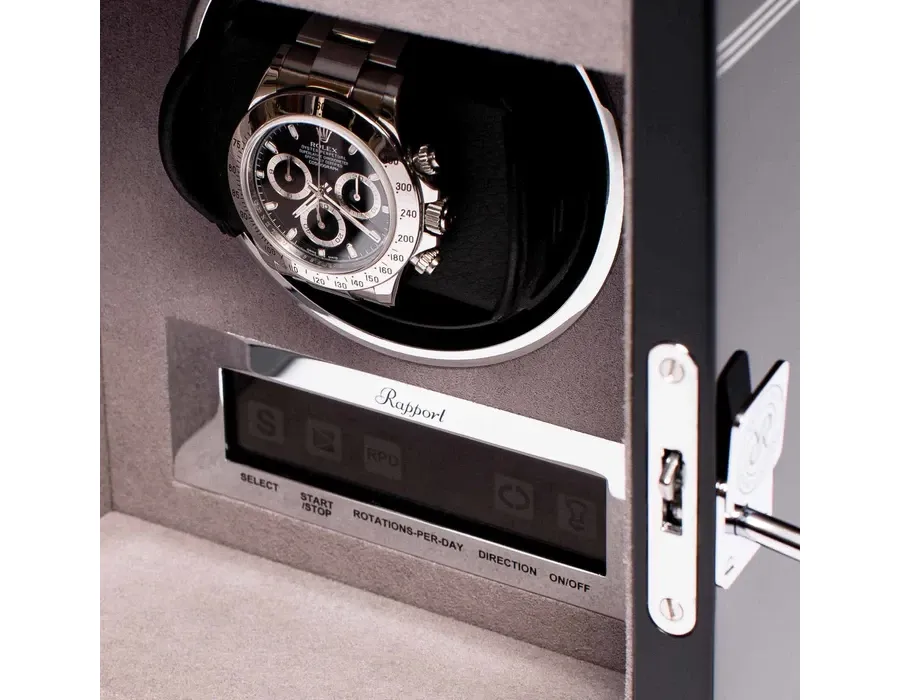 obrazek 4 Rotomat Formula na zegarek w błyszczącym czarnym wykończeniu