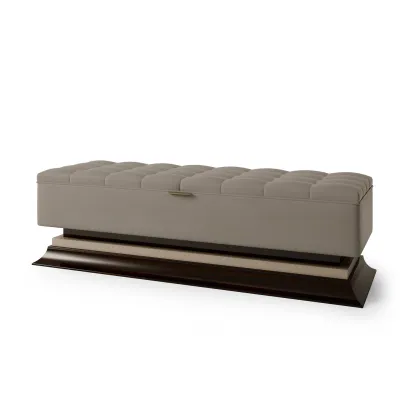Picture Italian classic bench with storage – Bianchini