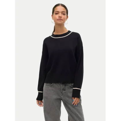 Zdjęcie Vero Moda Sweter Saba 10318077 Czarny Regular Fit