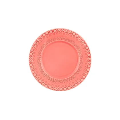 Zdjęcie Ceramiczny talerz do owoców w kolorze różowym - Bordallo Pinheiro