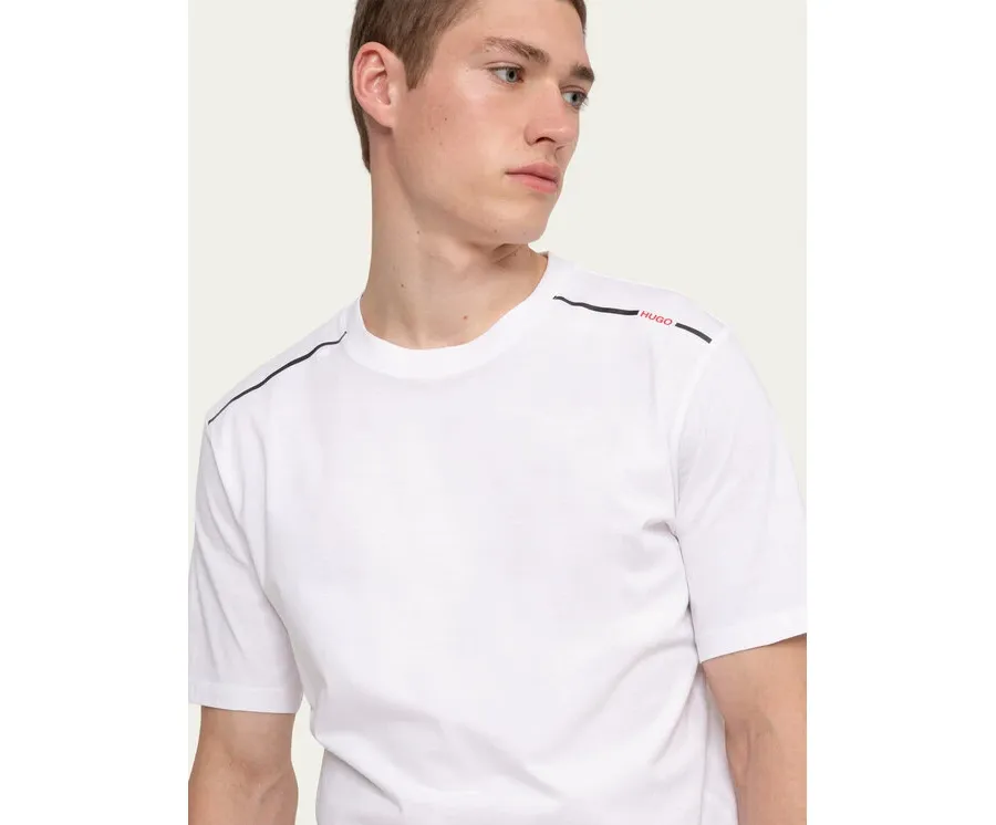 obrazek 1 Hugo T-Shirt Dyrtid 50432062 Biały Regular Fit HUGO