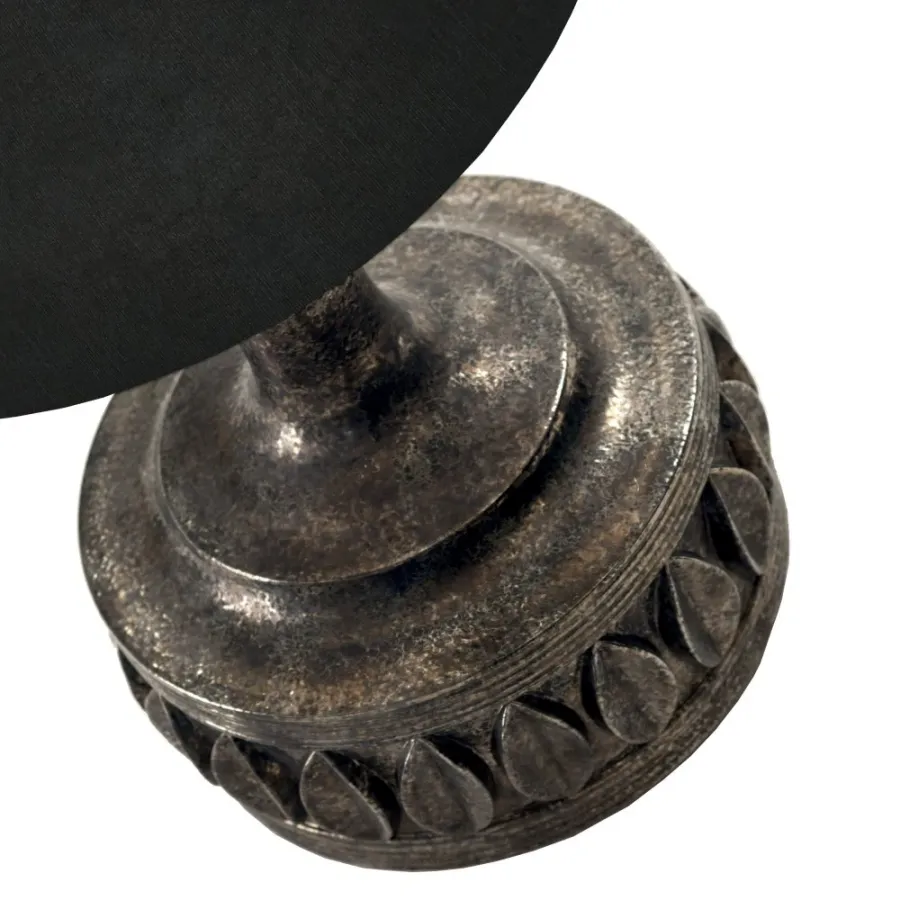 obrazek 4 Lampa stołowa z abażurem z tkaniny H.92xL.46xP.46 cm
