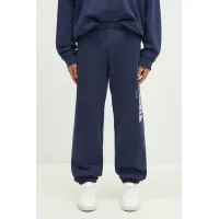 Zdjęcie Sporty & Rich spodnie dresowe bawełniane California kolor granatowy z nadrukiem PA036516501BL32