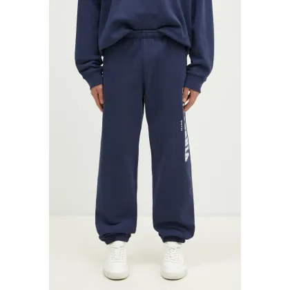 Zdjęcie Sporty & Rich spodnie dresowe bawełniane California kolor granatowy z nadrukiem PA036516501BL32