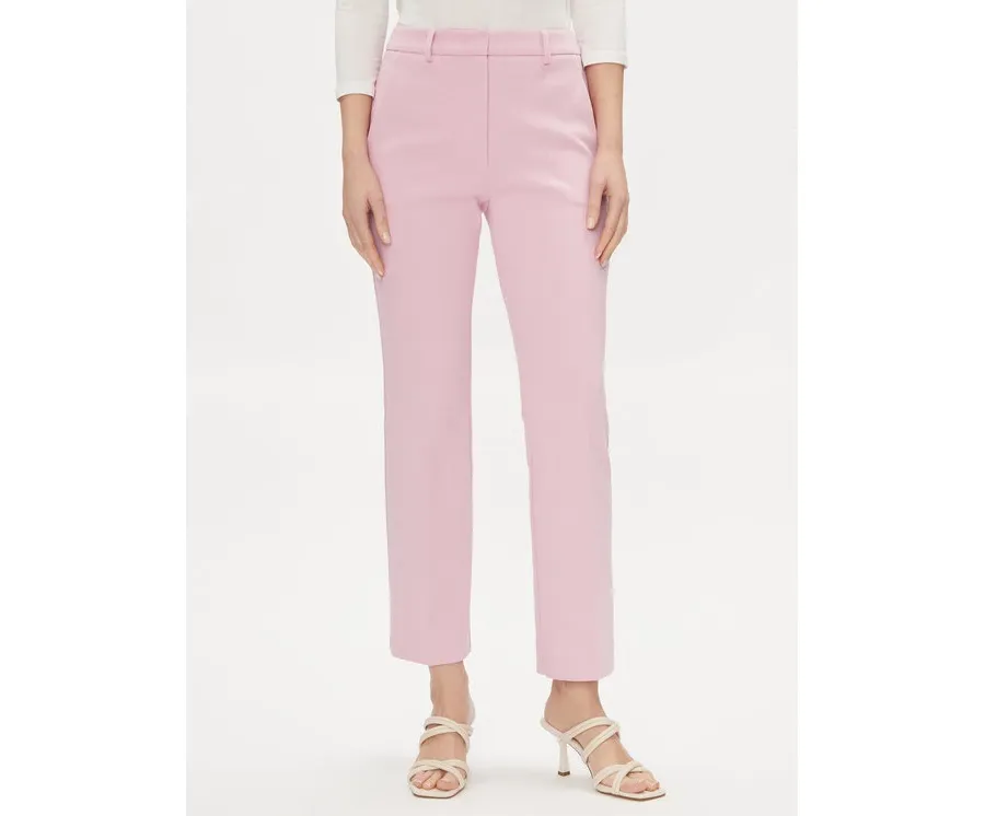 obrazek 1 Weekend Max Mara Spodnie materiałowe Basco 2415781051 Różowy Straight Leg