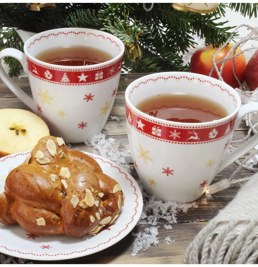obrazek 2 Elegancki zestaw dwóch kubków z porcelany ze świątecznej kolekcji Christmas dreaming - Leander